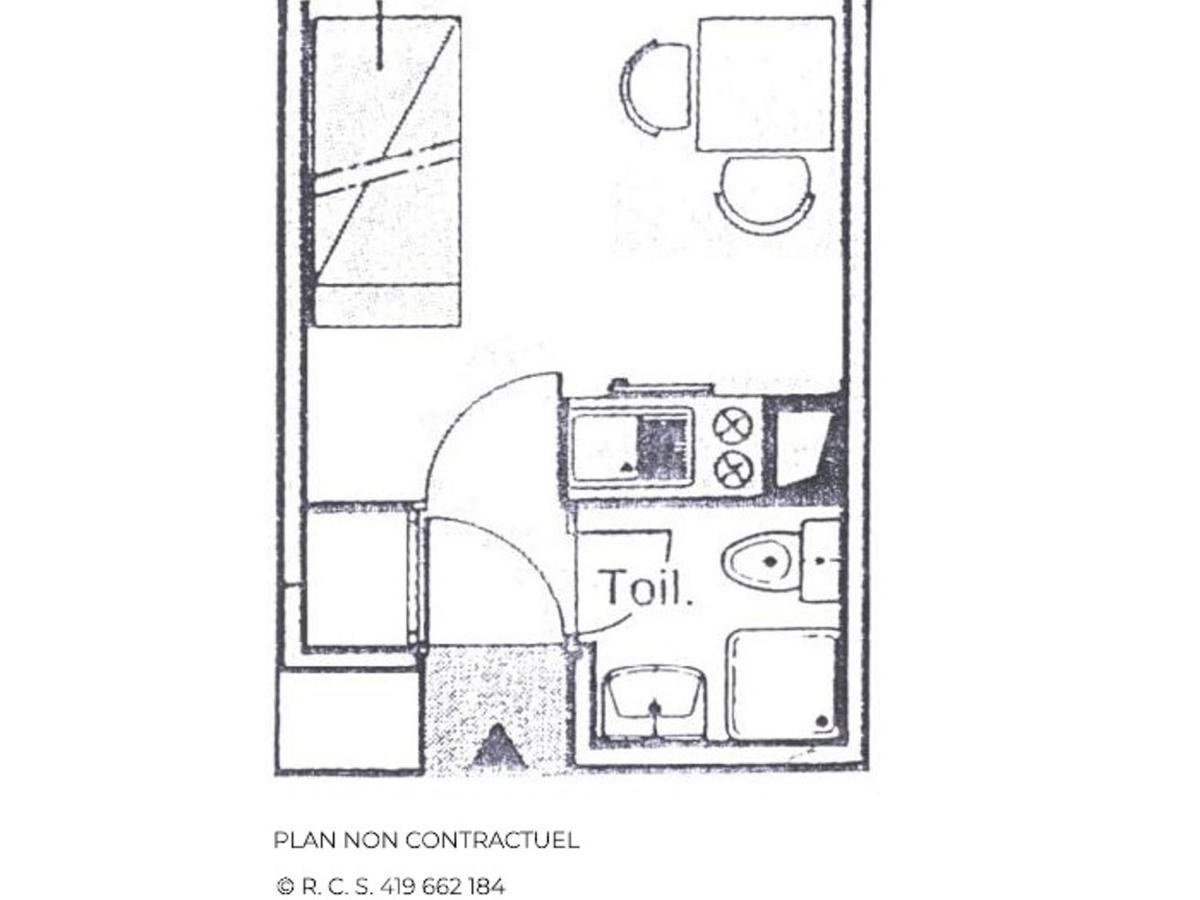 شقة Studio Economique 2 Pers. Avec Balcon Aux Menuires, Animaux Admis - Fr-1-452-160 سان-مارتن-دي-بيفيل المظهر الخارجي الصورة